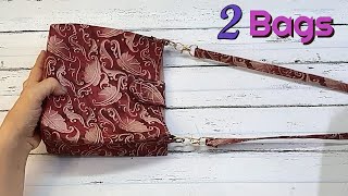 2 Different Bags for Different Occasions Easy Step by Step Tutorial [upl. by Aelsel]