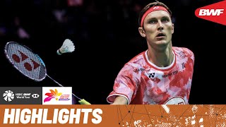 Anthony Sinisuka Ginting and Viktor Axelsen contend for a spot in the finals [upl. by Lose]