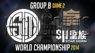 TSM vs Royal Club Worlds Highlights Game 2  LoL S4 World Championship 2014 Team Solomid vs SHR [upl. by Yun]