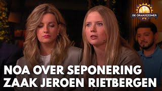 Noa Vahle reageert op seponering zaak Jeroen Rietbergen  DE ORANJEZOMER [upl. by Anerat30]