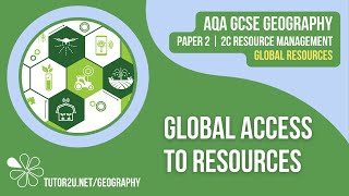 Global Access to Resources  AQA GCSE Geography  Global Resources 1 [upl. by Atileda]