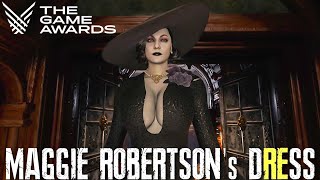 Lady Dimitrescu in Maggie Robertsons Dress THE GAME AWARDS 2021  Resident Evil Village [upl. by Nnylrac]