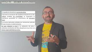 Régimen disciplinario  TREBEP 52015  14a parte [upl. by Handbook]