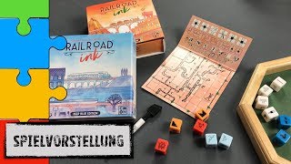 Spielvorstellung  Railroad Ink Horrible Games [upl. by Bois]