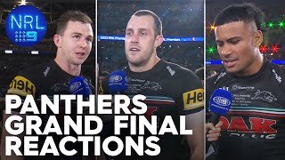 Penrith Panthers in awe of threepeat 2023 NRL Grand Final  NRL on Nine [upl. by Kelwin796]