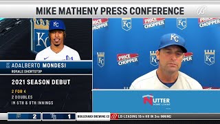 Matheny on having Mondesi back [upl. by Lauree330]