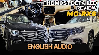 2024 MG Rx8 Review English Audio  Full Option  Most Detailed Review [upl. by Darnall]