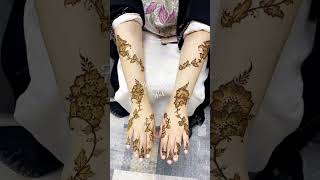 Viral briskly henna dejain mehndi hennamehndiart [upl. by Jonis]