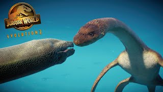 Plesiosaurs of the Jurassic  Jurassic World Evolution 2 4K [upl. by Ribble]