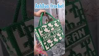 Crochet Pattern for Custom Bag  Easy DIY Crochet crochetbag handmadehandbag [upl. by Jaylene]