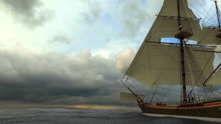 Sailing boat animation test [upl. by Dosh]