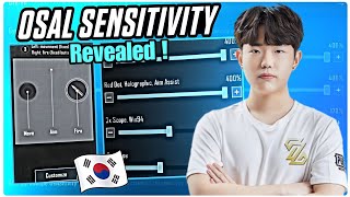 오살 OSAL PUBG NEW SENSITIVITY 2024  OSAL PUBG CONTROL CODE 2024  5 FINGER  GYRO [upl. by Ethelred592]