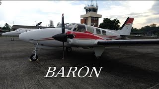 Beechcraft Baron G58 Landing [upl. by Fiske]