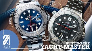 Hunting The YachtMaster Rolex YachtMaster 126622 VS Omega Seamaster Nekton [upl. by Yhtomit10]