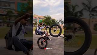 Electric cycle par burnout 🔥😅 shots ytshorts imranmtb [upl. by Martguerita]