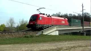 Zugverkehr an der Tullnerfelder Bahn bei Traismauer HD [upl. by Karly67]