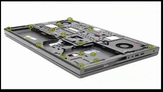 How to disassemble dell Precision M6800 [upl. by Terrell]