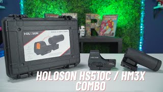 Unboxing Holosun HS510C Reflex Sight and HM3X Magnifier [upl. by Eppillihp314]