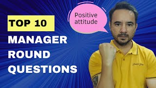 Top 10 Manager Round Interview Questions and Answers in IT and Software Industry [upl. by Einaffets]