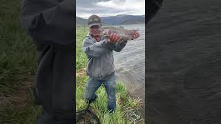 Fishing In Hurricane Winds At Stagecoach Reservoir In Oak Creek Colorado fishing shorts world [upl. by Longo276]