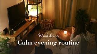 Calm evening routine  Night slow living habits and getting cosy at home [upl. by Ahsennod109]