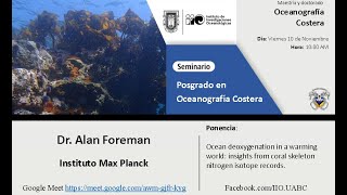 Seminario Posgrado en Oceanografía Costera [upl. by Eedrahs686]