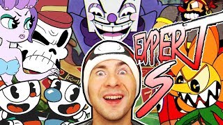 Cuphead S RANKS EXPERT MODE  ALL BOSSES COMPLETE [upl. by Ferd]