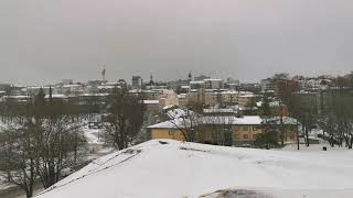 Lappeenranta in winter January 2024 [upl. by Ladew]