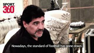 Diego Maradona on the Best Team Evermp4 [upl. by Hrutkay42]