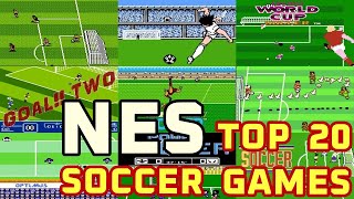 TOP 20 NES Football Games Retro Soccer Games [upl. by Madonna]