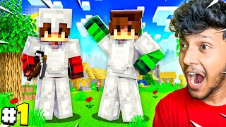 WELCOME TO NEW MINECRAFT SERIES😍 MINECRAFT SURVIVAL SERIES  01 [upl. by Kendal735]