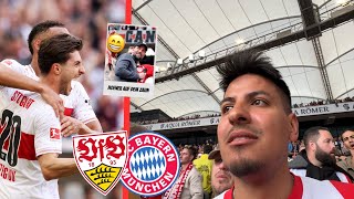 VERDIENT VERLOREN 💔  VFBTRAINER auf dem ZAUN 🔥  VFB Stuttgart vs FC Bayern München  CedrikTV [upl. by Ashia940]