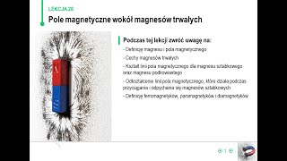 Fizyka  klasa 8  Pole magnetyczne wokół magnesów trwałych [upl. by Victorine147]