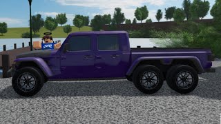 The 2021 Jeep Gladiator 6x6 is STILL the CRAZIEST Truck in Greenville  Roblox Greenville [upl. by Eelrehpotsirhc]