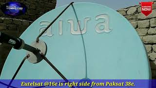 Good news Some scrambled channels free on Eutelsat 16e satellite amp complete dish antenna setting [upl. by Calendra]