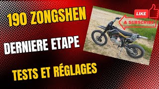 180 ZONGSHEN  Place à la puissance  tests et réglages  😀😉😊 [upl. by Omora]