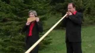 AlpPan Duo  Bergfrieden Alphorn amp Panflöte [upl. by Eneleahs]