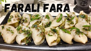 Farali Fara Recipe  Navaratri Special Farali Recipe  New Farali Recipe For Navaratri  Fara Recipe [upl. by Bethena896]