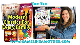 Top 10 Modern Classic Board Games for Every Family [upl. by Lubin]