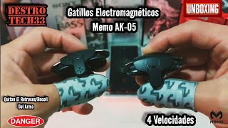 GATILLOS MEMO AK05 QUITAN EL RECOILRETROCESO DEL ARMA DE 4 VELOCIDADES ELECTROMAGNÉTICOS UNBOXING [upl. by Belter623]