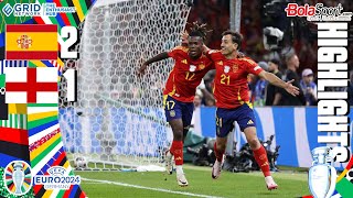 Hasil Final EURO 2024  Gebuk Timnas Inggris Timnas Spanyol Juara dan Sah Jadi Raja Eropa [upl. by Martel521]