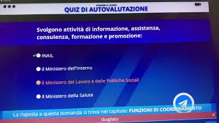 Alternanza scuola lavoro quiz di autovalutazione modulo 7 [upl. by Bobbee]