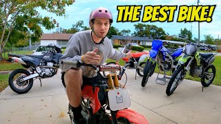 THE BEST DIRT BIKE FOR LEARNING WHEELIES [upl. by Anyk]