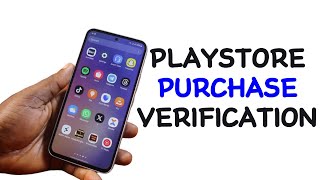 How to Turn on Purchase Verification in Play Store [upl. by Aelat]