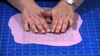 How to Emboss Fondant [upl. by Atiz]