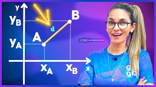 DISTÂNCIA ENTRE DOIS PONTOS  PLANO CARTESIANO  GEOMETRIA ANALÍTICA [upl. by Natale]