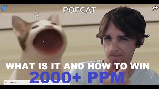 Popcat Click what is it where did it come from How to Win  Cheat 2000 PPM Pops Per Minuite [upl. by Zischke]