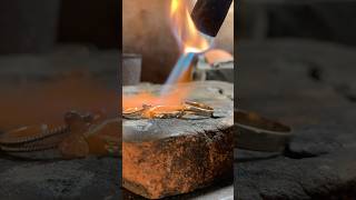 How to melt metal for jewelry vuong melting [upl. by Close]