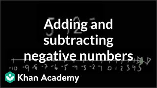 Addingsubtracting negative numbers  PreAlgebra  Khan Academy [upl. by Mitch656]