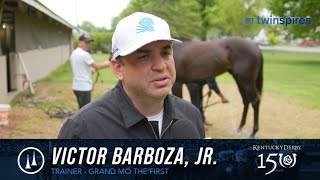 Trainer Victor Barboza Jr shares the anticipation for his first Kentucky Derby starter [upl. by Rezzani433]